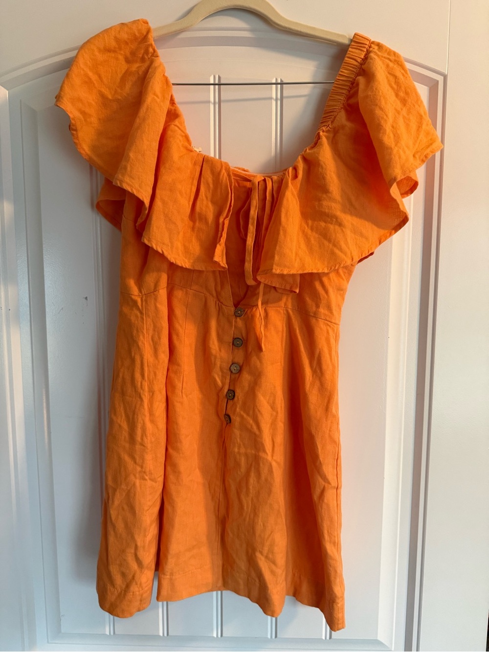 Free People Girl Crush Mini Dress Orange - Picture 3 of 6